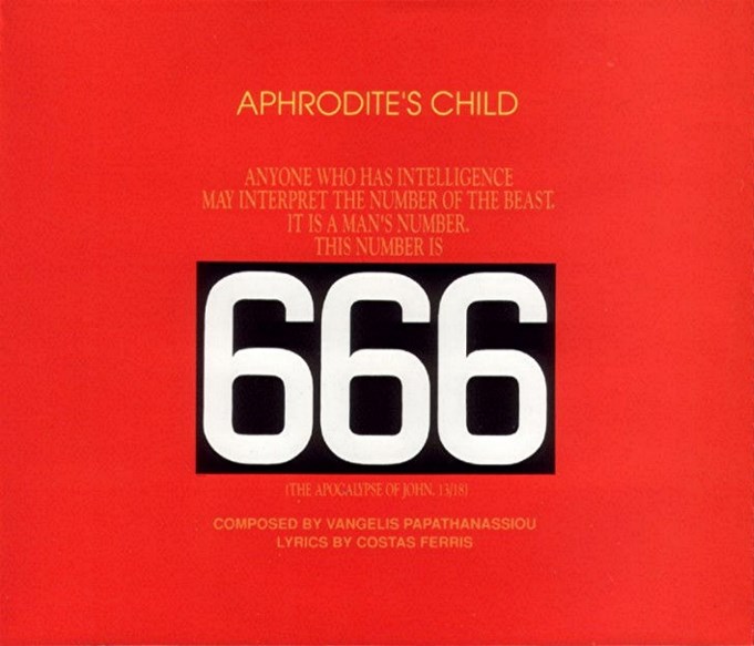 Aphrodite's Child 666 the number of the Beast