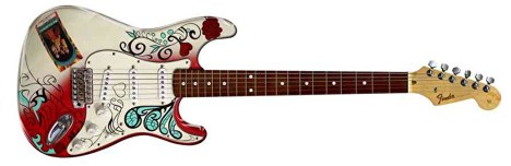 Pamelina H Stratocaster Hendrix Monterey Pop